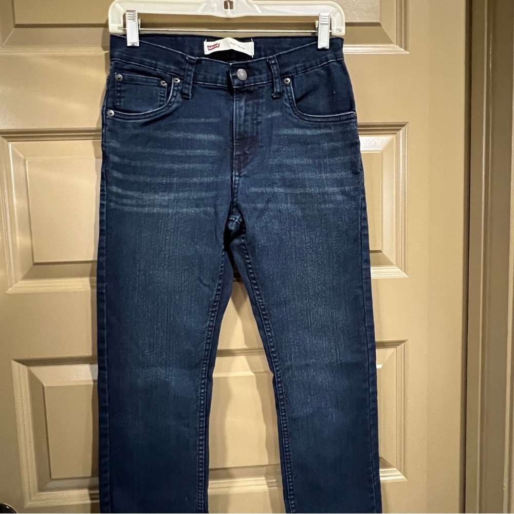 Levi’s 511 Slim High Waist Straight Leg Blue Denim Jeans Women’s Size 28